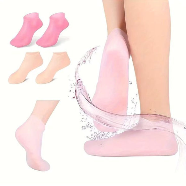 Silicone Moisturizing Socks - Buy One, Get One Free + Gifts