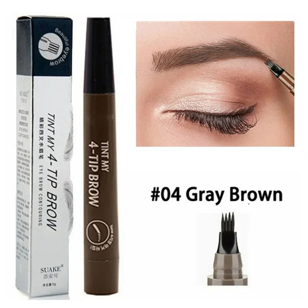 Crayon à sourcils gris marron